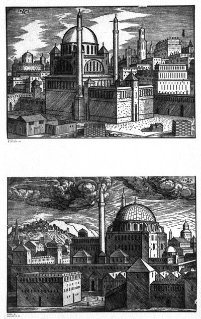 Mosques of Constantinople by Melchior Lorck